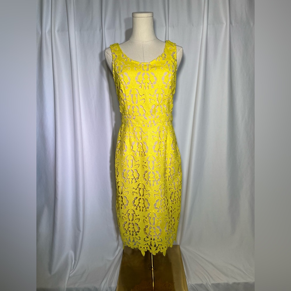 Banana Republic Yellow Lace Dress | 2 NWT - Picture 2 of 7